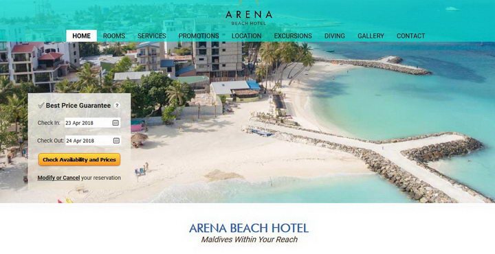 בית מלון ארנה ביץ' - Arena Beach Hotel